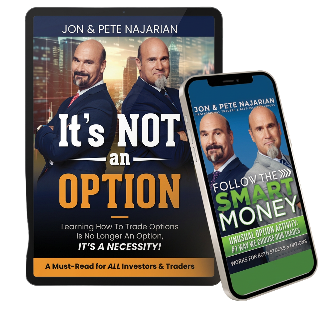 It's NOT an Option book on a tablet and Follow the Smart Money on a phone