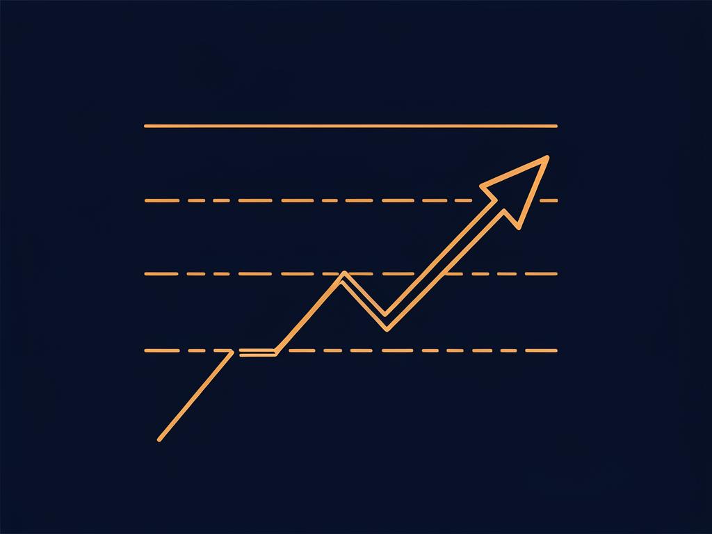 Illustration of a price chart with entry, stop and target levels